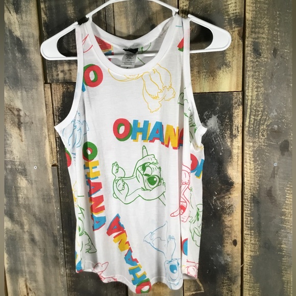 Disney Lilo & Stitch Ohana tank top XS - Picture 2 of 9